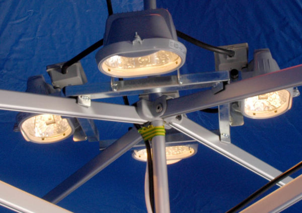 4 Spots Led pour tente