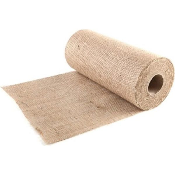 Chemin de table en toile de jute