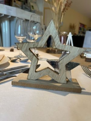 Décoration en bois étoile – Image 2