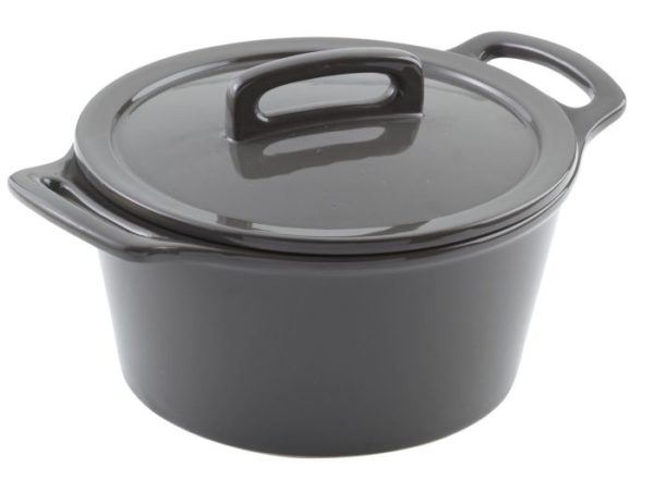 Cocotte à couvercle grise