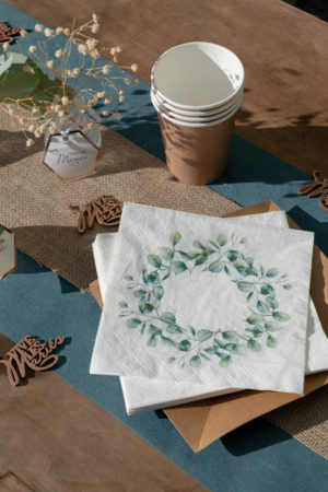Serviettes bucolique x20 – Image 2