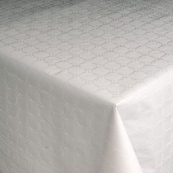 Nappe papier (damassé/ toile de lin)