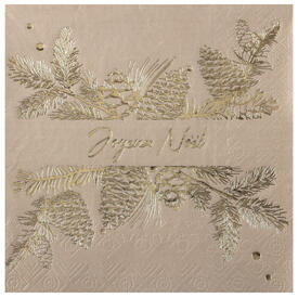 Serviette Majestueuse nature x 10