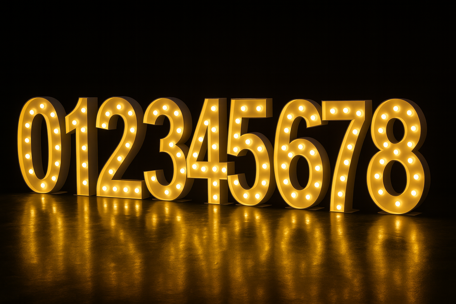 Chiffre 0 à 9 - 120 cm