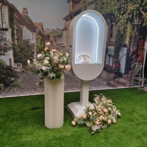 Telephone livre d'or audio + cabine Led